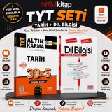 Akm Kitap Altın Karma Tyt Tarih Deneme ve Akm Dil Bilgisi Soru Bankası Seti 2 Kitap