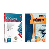 Akm Kitap Bilgi Sarmal TYT Coğrafya Soru Bankası ve Hız Renk Coğrafya Deneme Seti 2 Kitap