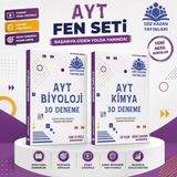 Akm Kitap Çöz Kazan AYT Kimya ve Biyoloji Deneme Seti 2 Kitap