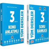 Akm Kitap Data Yayınları 3. Sınıf Tüm Dersler Konu ve Soru Bankası Seti 2 Kitap