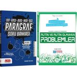 Akm Kitap Evrensel İletişim Rutin ve Rutin Olmayan Problemler ve AKM Kitap Paragraf Soru Bankası Seti 2 Kitap