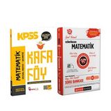 Akm Kitap Hoca Kafası KPSS Matematik Konu Anlatımlı Kafa Föy ve Pegem Soru Bankası Seti 2 Kitap