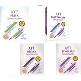 Akm Kitap Karekök Yayınları Ayt Matematik Kimya Fizik ve Biyoloji Deneme Seti 4 Kitap