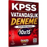 Akm Kitap Kpss Vatandaşlık 10 Deneme Peramila Yayınları