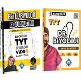 Akm Kitap Kr Akademi TYT Betül Hoca Biyoloji Konu ve Barış Hoca Soru Bankası Seti 2 Kitap