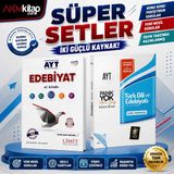 Akm Kitap Limit Yayınları Ayt Edebiyat El Kitabı ile Ayt Türk Dili ve Edebiyatı Soru Bankası 2 Kitap Set