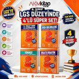 Akm Kitap Mozaik 8.sınıf Türkçe Matematik Fen ve Inkılap Tarihi Soru Bankası Seti 4 Kitap
