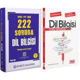 Akm Kitap Öğreti Akademi Kpss Tyt Msü 222 Soruda Dil Bilgisi ve Akm Dil Bilgisi Soru Bankası Seti 2 Kitap