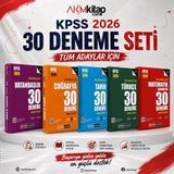 Akm Kitap Pegem Yayınları 2026 Kpss Lisans Deneme Seti 5 Kitap