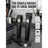 AKM Lazer Epilasyon Öncesi Kısaltma Şarjlı Saç Sakal Tıraş Makinesi Ense Kesme Makinesi