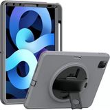 AKM Newface Apple iPad Pro 11 (2018) Kılıf Hand Strap Tablet Kılıfı - Gri