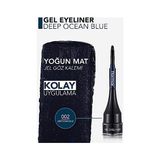 Akma-Bulaşma Yapmayan Yüksek Pigmentli & Mat Bitişli Kremsi Jel Eyeliner - Option-1