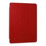 Akman Samsung Galaxy Tab A9 Kılıf Kalemlikli Mars Tablet Kılıfı - Kırmızı - Acl6204011-6548