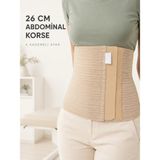 Akmanora Abdominal Doğum Sonrası Korse 26 cm Geniş 4 Kademeli Cırtlı Ayarlanabilir