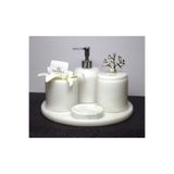 Akmera Home 5 Parça Lüks %100 Mermer Banyo Seti