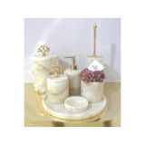 Akmera Home Royal Özel Doğal Taş Banyo Seti (7 Parça)