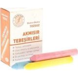 Akmısır 15 Li Renkli Akmisir Tebeşir 10 Kutu Yumuşak ve Antiseptik Özellikli Sarf Malzemeleri - Karışık-Çok Renkli