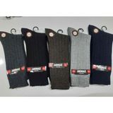 Akmodi 6 Adet Lambswool Yün Kışlık Erkek Çorap - 40 - 46 - Asorti