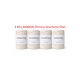Akmonia Makrome örme ip 1 KG 2mm Çanta ipi ,Supla ip ,Ev Dekorasyon , Runner ,Sepet ipi