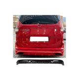 AkmTuning Ford Tourneo Courier Egzoz Görünümlü Arka Ek Difüzör Siyah Plastik Arka-difizör-bodykit-ek-karlık