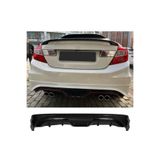 AkmTuning Honda Civic FB7 Custom Arka Ek Difüzör Siyah Plastik Çıkışsız 2012-2016 Arka-difizör-bodykit-ek
