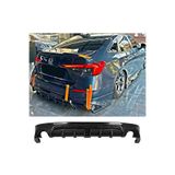 AkmTuning Honda Civic FE Arka Ek Difüzör Siyah Plastik 2022 2023 2024 2025 Arka-difizör-bodykit-ek-karlık