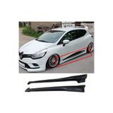 AkmTuning Renault Clio 4 Rs Yan Marşpiyel Seti Plastik 2 Adet Mat Siyah 2012-2019