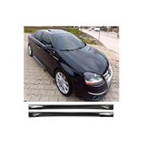 AkmTuning Vw Jetta Mk5 Yan Marşpiyel Seti Plastik 2 Adet Mat Siyah 2005 2006 2007 2008 2009 2010