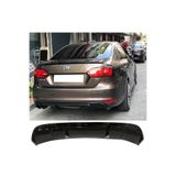 AkmTuning Vw Jetta Mk6 R Difüzör Parlak Siyah Plastik 2010 2011 2012 2013 2014 Arka-difizör-bodykit-ek-karlık