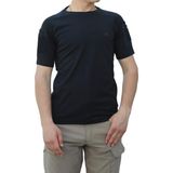 Akn Bisiklet Yaka Kısa Kollu Taktik Tişört - 2XL - Siyah