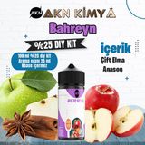 Akn Kimya Bahreyn Yoğun Dıy Kit Çift Elma Anason Gıda Aroması %25 Oranda Aroma İçerir (Hazır Değildir ) - 100 ml