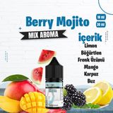 Akn Kimya Berry Mojito Mix Aroma Limon Böğürtlen Frenk Üzümü Buz Gıda Aroması 10 ml