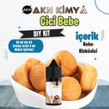Akn Kimya Cici Bebe Dıy Kit Bebe Bisküvisi Gıda Aroması %20 Oranda Aroma İçerir (Hazır Değildir ) - 30 ml