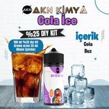 Akn Kimya Cola Ice Yoğun Dıy Kit Cola Buz Gıda Aroması %25 Oranda Aroma İçerir (Hazır Değildir ) - 100 ml