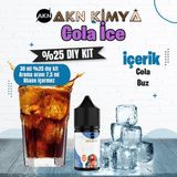 Akn Kimya Cola Ice Yoğun Dıy Kit Cola Buz Gıda Aroması %25 Oranda Aroma İçerir (Hazır Değildir ) - 30 ml