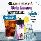 Akn Kimya Cola Lemon Yoğun Dıy Kit Cola Lemon Buz Gıda Aroması %25 Oranda Aroma İçerir (Hazır Değildir ) - 100 ml