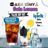 Akn Kimya Cola Lemon Yoğun Dıy Kit Cola Lemon Buz Gıda Aroması %25 Oranda Aroma İçerir (Hazır Değildir ) - 30 ml
