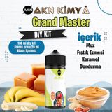 Akn Kimya Grand Master Five Pawns Dıy Kit Muz Fıstık Ezmesi Karamel Gıda Aroması %20 Oranda Aroma İçerir (Hazır Değildir ) - 100 ml