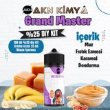 Akn Kimya Grand Master Five Pawns Yoğun Dıy Kit Muz Fıstık Ezmesi Karamel Gıda Aroması %25 Oranda Aroma İçerir (Hazır Değildir ) - 100 ml