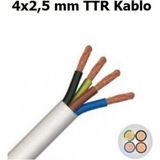 Ako Kablo 4x2.5 Ttr Çok Telli Klima Kablo 3 mt fiyatı