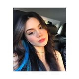 AKOLİFE Lacivert Renk Tarz Çıt Çıt Saç Yan Postiş 50cm (two Toned Hair)