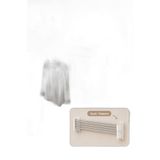 Akordiyon Duvara Monte Çamaşır Kurutma Askısı, Beyaz - 70 cm