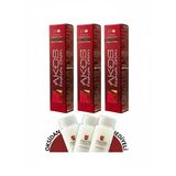 Akos 8.2 Açık Kumral Tüp Saç Boyası 60 Ml ( 3 Adet Boya+ 3 Adet Oksidan)