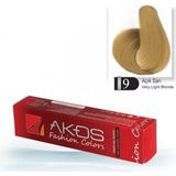 Akos Boya 9 Numara Koyu Açık Sarı 60 Gr Tüp Saç Boyası 3 Adet