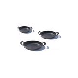 Akpa Home Akpa Döküm Granit 3Lü Kapaksız Sahan Seti 18-20-22Cm Tek Ebat 22 Cm