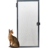 AKPEN Kedi Tüllü Menteşeli Pencere Sinekliği (Pet Tül) ANTRASİT GRİ MAX. 70X130 Cm. ye kadar İSTEDİĞİNİZ ÖLÇÜYÜ VEREBİLİRSİNİZ
