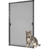 Akpen Kedi Tüllü Sabit ,tak- Çıkar Pencere Sinekliği ANTRASİT GRİ MAX. 70 x 130 cm ye kadar İSTEDİĞİNİZ ÖLÇÜYÜ VEREBİLİRSİNİZ