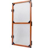 AKPEN Menteşeli Kapı Sinekliği KAHVERENGİ ALTINMEŞE MAX. 90 X 210 cm ye kadar İSTEDİĞİNİZ ÖLÇÜYÜ VEREBİLİRSİNİZ