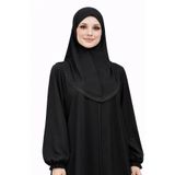 AKPİYYER Fermurli mevsimlik ayrobin kumaş namaz elbisesi terletmeyen namaz kıyafeti Ferace