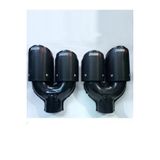 Akrapovic 90 Mm Uyumlu Cift Cikis Sag Sol Takim Karbon Kaplama Egzoz Ucu
